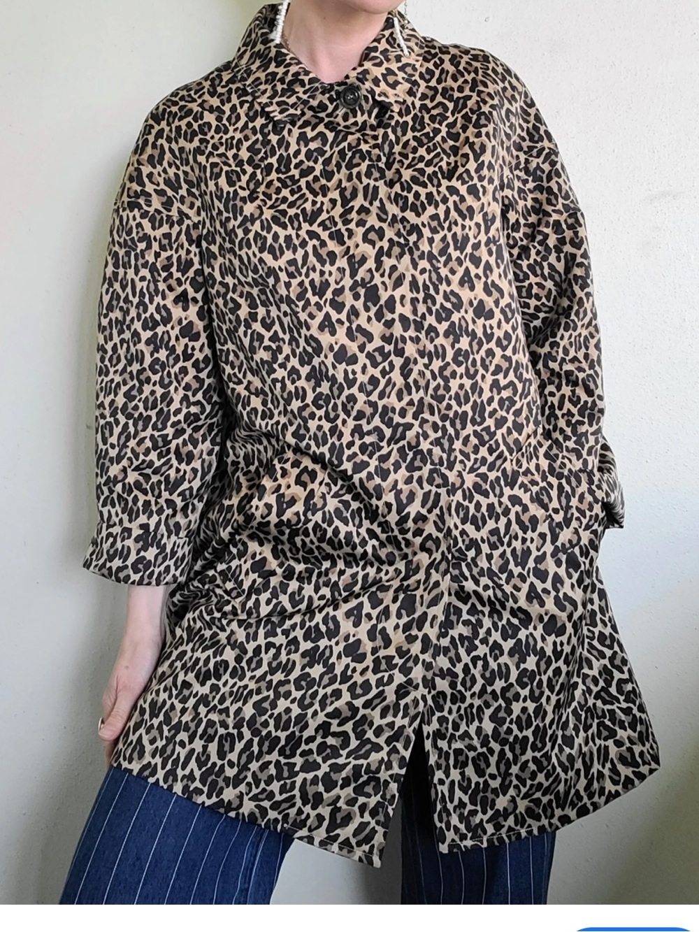 MaxMara Weekend Leopard-Print Coat in Tan and Black 42 (12)